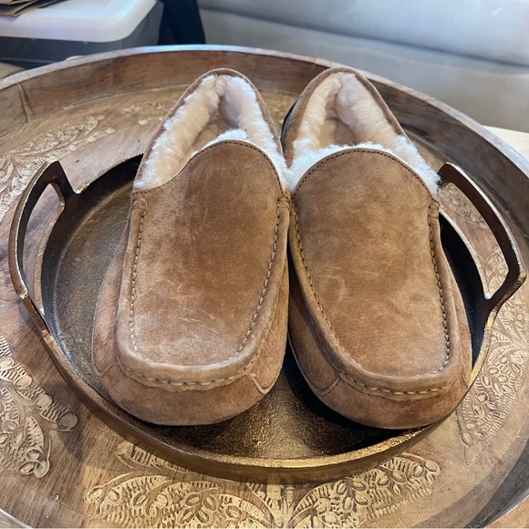 Ugg Ansley Suede Moccasin Slipper men’s 8 nwot - Picture 3 of 9